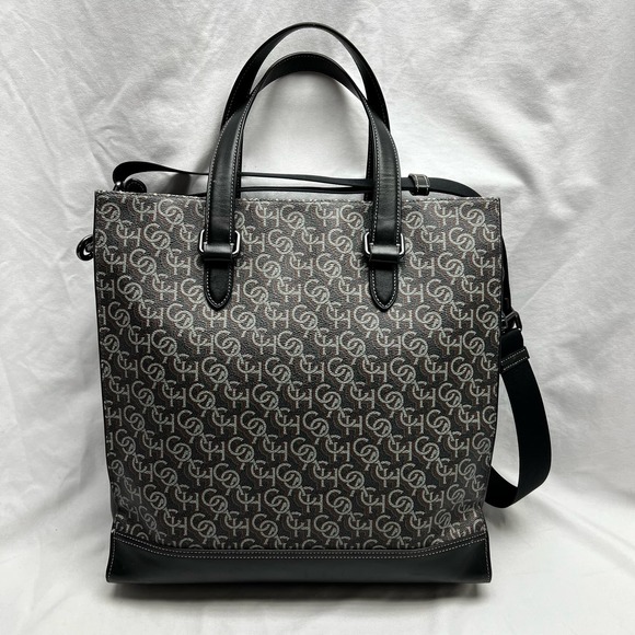 Coach Graham Structured Tote Signature Monogram Print CE749 Men's Crossbody - Picture 3 of 11